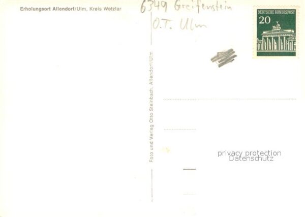 Allendorf Greifenstein Teilansicht d. Erholungsortes – Bild 2