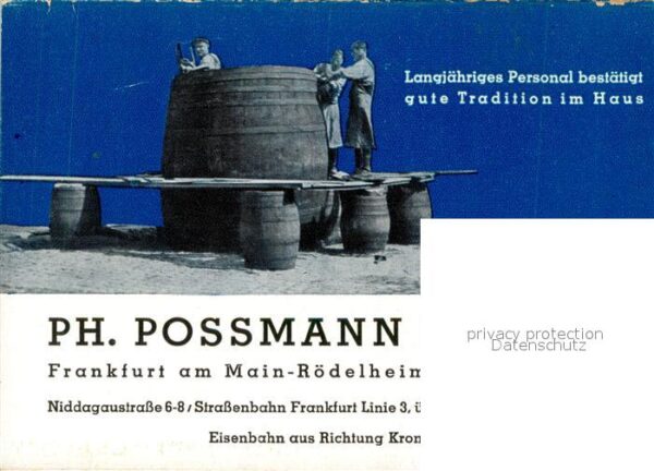 Roedelheim Frankfurt Ph. Possmann Weinkellerei – Bild 2