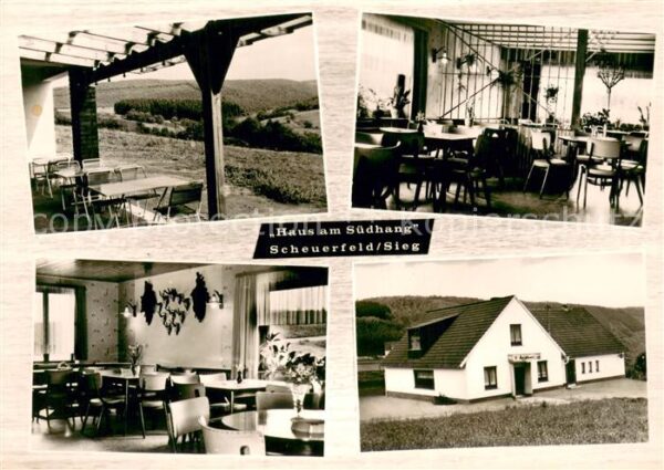 Scheuerfeld Sieg Gaststaette Haus am Suedhang