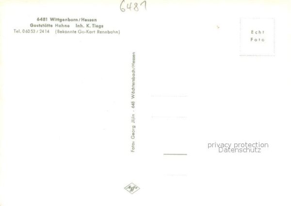 Wittgenborn Gaststaette Hahne Innen- und Aussenansichten – Bild 2