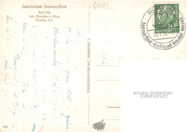 Bad Orb Sanatorium Sonnenschein – Bild 2