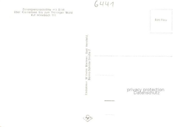 Hoenebach Jagdhaus Bodesruh Zonengrenzraststaette – Bild 2