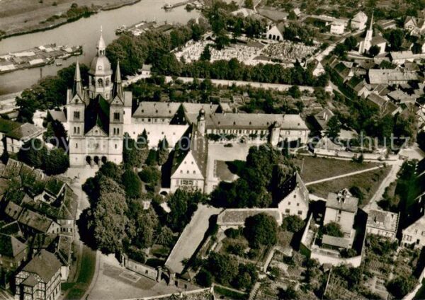Seligenstadt Hessen Fliegeraufnahme Kirche