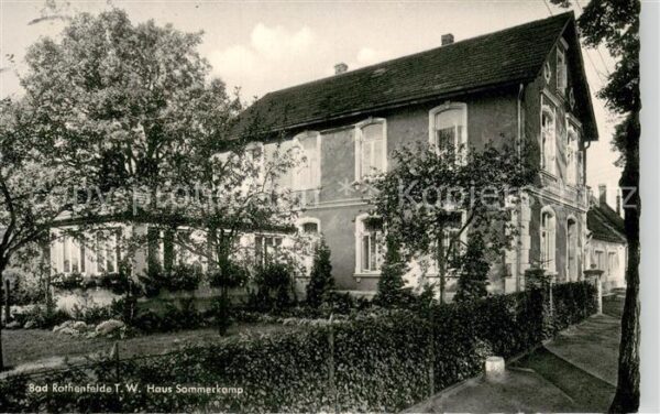 Bad Rothenfelde Haus Sommerkamp Aussenansicht