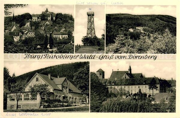 Iburg Teutoburger Wald Teilansichten mit Doerenberg