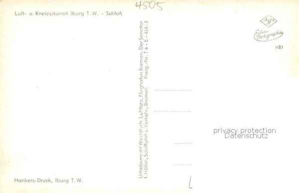Iburg Teutoburger Wald Fliegeraufnahme Schloss – Bild 2