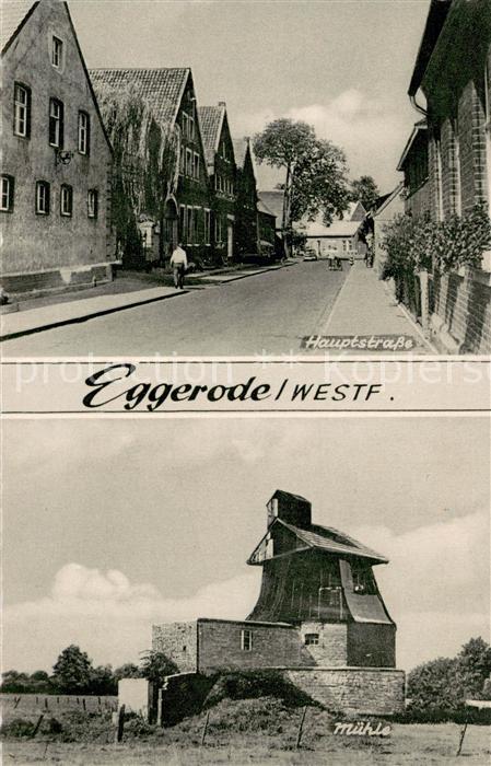 Eggerode Hauptstrasse und Muehle