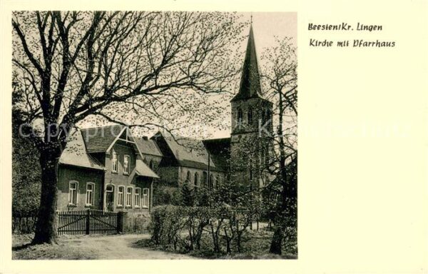 Beesten Kirche m. Pfarrhaus
