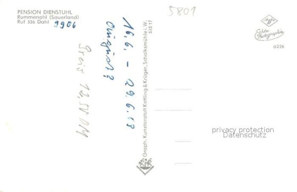 Rummenohl Pension Dienstuhl – Bild 2