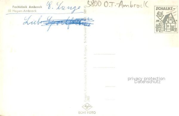 Ambrock Hagen Fachklnik Aussenansicht – Bild 2