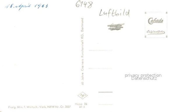 Heppenheim Bergstrasse Fliegeraufnahme St. Peters Dom – Bild 2