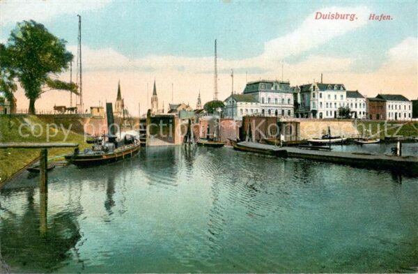 Duisburg Ruhr Hafenansicht