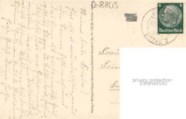 Jonsdorf Blick n. d. Lausche u. d. Buchberg – Bild 2