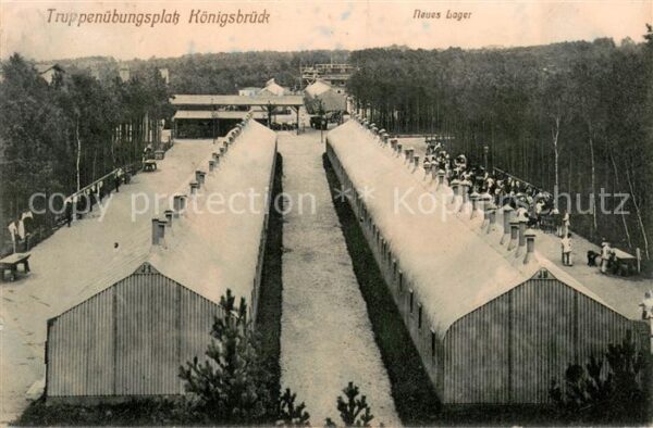 Koenigsbrueck Truppenuebungsplatz und Lager