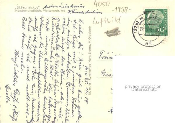 Moenchengladbach Fliegeraufnahme St. Franziskus – Bild 2