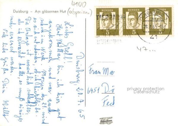 Duisburg Ruhr Am glaesernen Hut – Bild 2