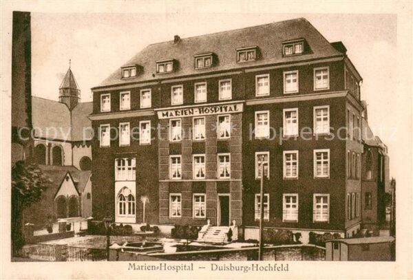Hochfeld Duisburg Marien-Hospital Aussenansicht
