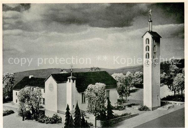 Emst Modell d. evgl. Erloeserkirche