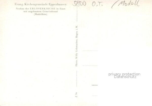 Emst Modell d. evgl. Erloeserkirche – Bild 2
