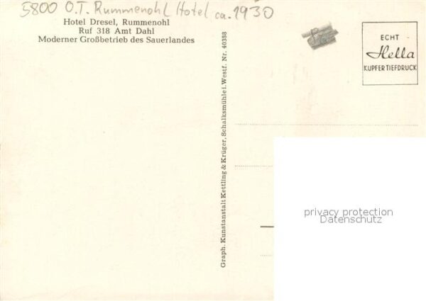 Rummenohl Hotel Dresel Aussenansicht – Bild 2