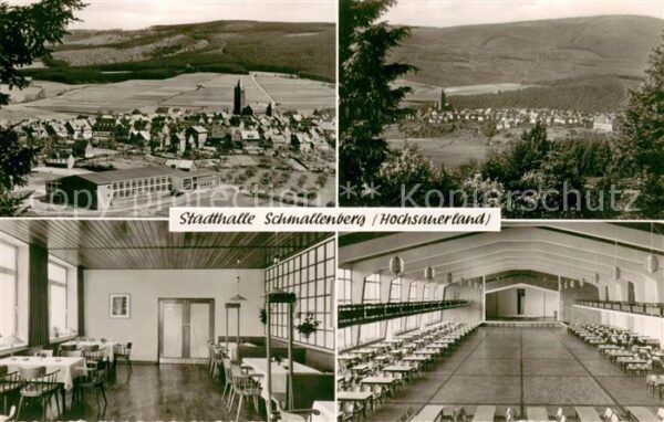 Schmallenberg Gesamtansicht m. Restaurant Stadthalle