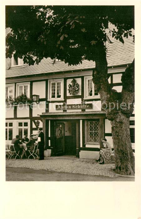 Oberkirchen Sauerland Gasthof Schuette Aussenansicht