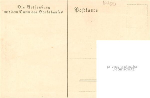 Muenster Westfalen Rothenburg m. Turm d. Stadthauses – Bild 2
