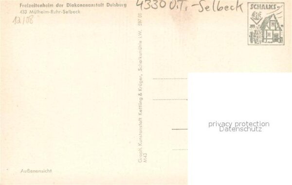 Selbeck Saarn Freizeitenheim der Diakonenanstalt Duisburg – Bild 2