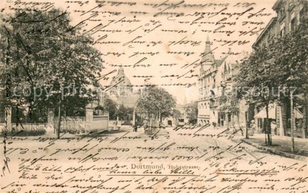Dortmund Hohestrasse m. Synagoge