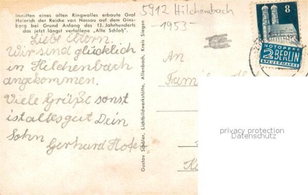 Hilchenbach Gillerberg m. Aussichtsturm – Bild 2