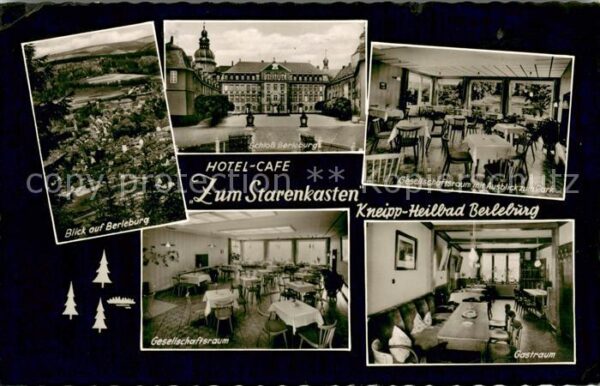 Berleburg Bad Hotel-Cafe Zur Starenkasten und Schloss Berleburg