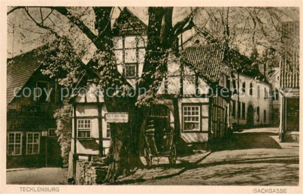 Tecklenburg Sackgasse Fachwerkhaus