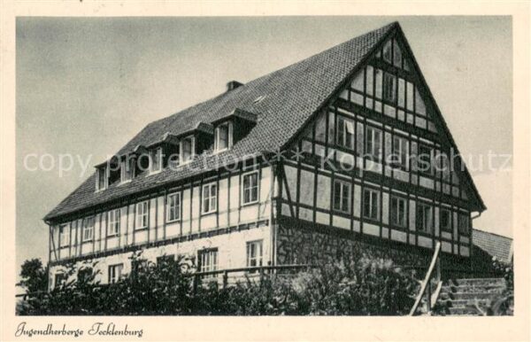 Tecklenburg Jugendherberge Aussenansicht Fachwerkhaus