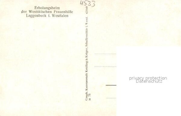Laggenbeck Erholungsheim d. westf. Frauenhilfe Innen und Aussen – Bild 2