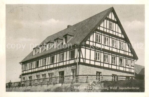Tecklenburg Jugendherberge Aussenansicht Fachwerkhaus