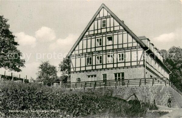 Tecklenburg Jugenherberge Aussenansicht Fachwerkhaus