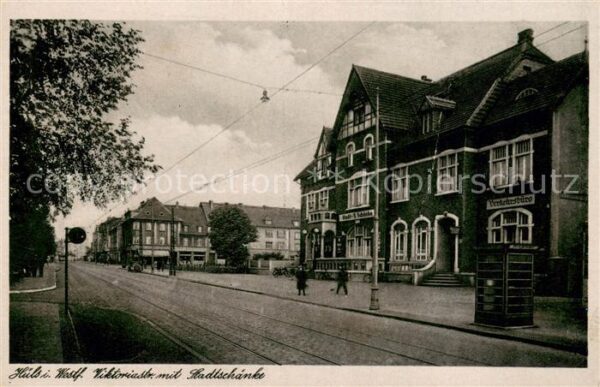 Huels Marl Viktoriastr. mit Stadtschaenke