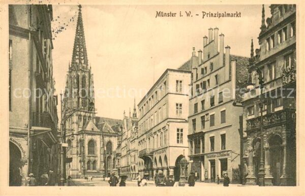 Muenster Westfalen Prinzipalmarkt