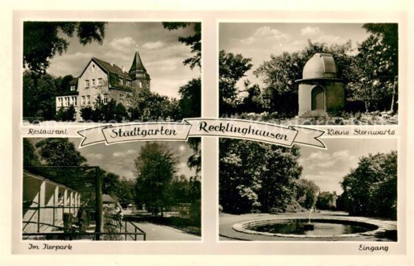 Recklinghausen Westfalen Stadtgarten Restaurant Tierpark