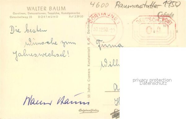 Dortmund Raumausstatter Walter Baum – Bild 2