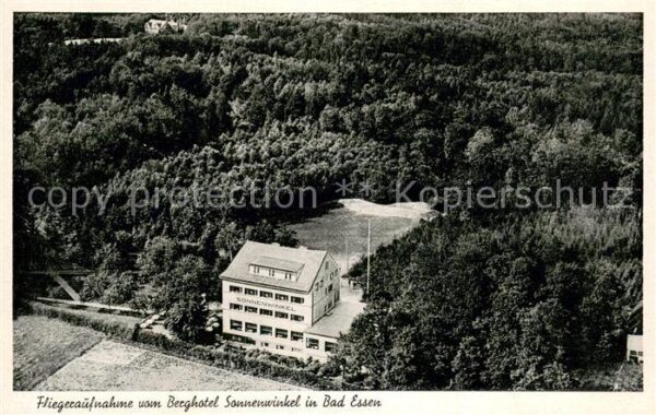 Bad Essen Fliegeraufnahme Berhotel Sonnenwinkel