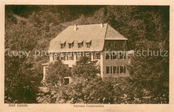 Bad Essen Kurhaus Friedenshoehe Aussenansicht