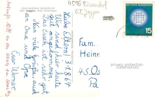Jeggen Teilansichten m. Schullandheim Ossenbrock – Bild 2