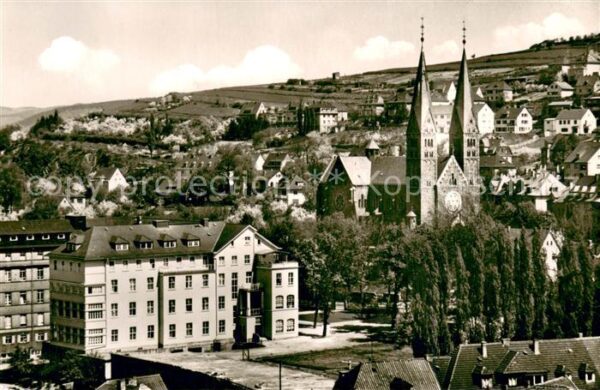 Siegen Westfalen Marienkrankenhaus und St. Michaelskirche