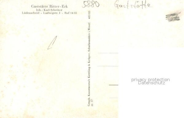 Luedenscheid Gaststaette Ritter-Eck Innenansicht – Bild 2