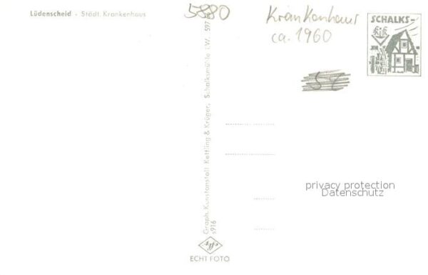 Luedenscheid Staedt. Krankenhaus – Bild 2