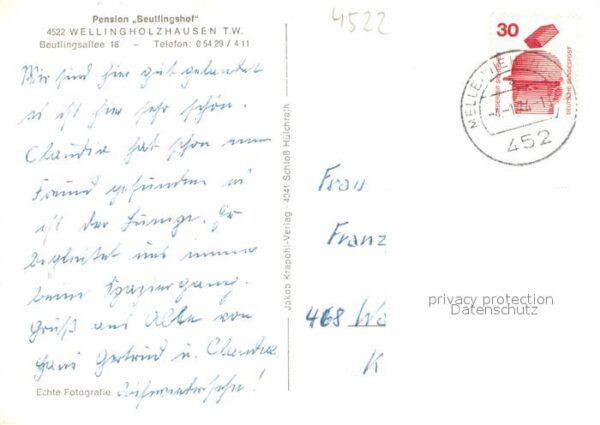Wellingholzhausen Freibad Pension Beutlingshof Waldmotiv – Bild 2