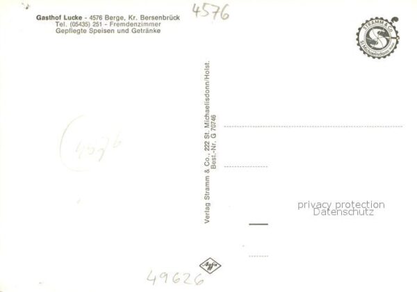 Berge Quakenbrueck Gasthof Lucke Innen und Aussen – Bild 2