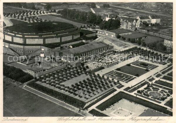 Dortmund Fliegeraufnahme Sporthalle
