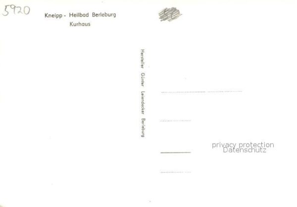 Berleburg Bad Kurhaus Aussenansicht – Bild 2